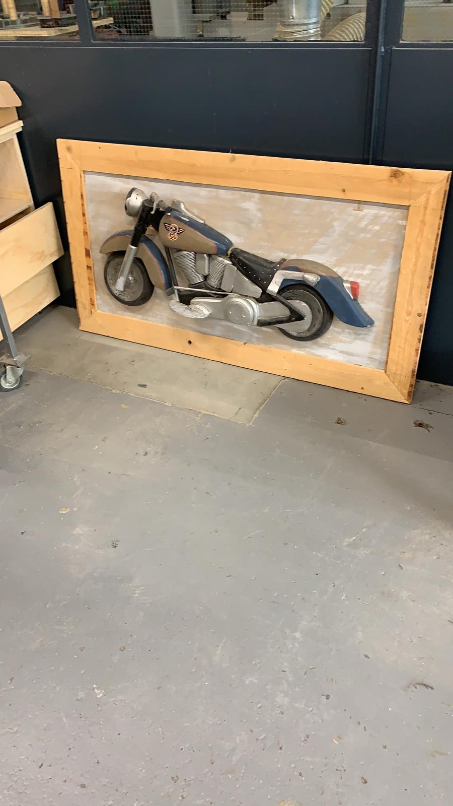 Schilderij Motor